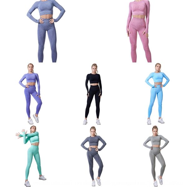 

женской одежды новой одежды йоги йога clothestight dot бесшовные длинным рукавом фитнес костюм женский костюм упражнения 1iwfv