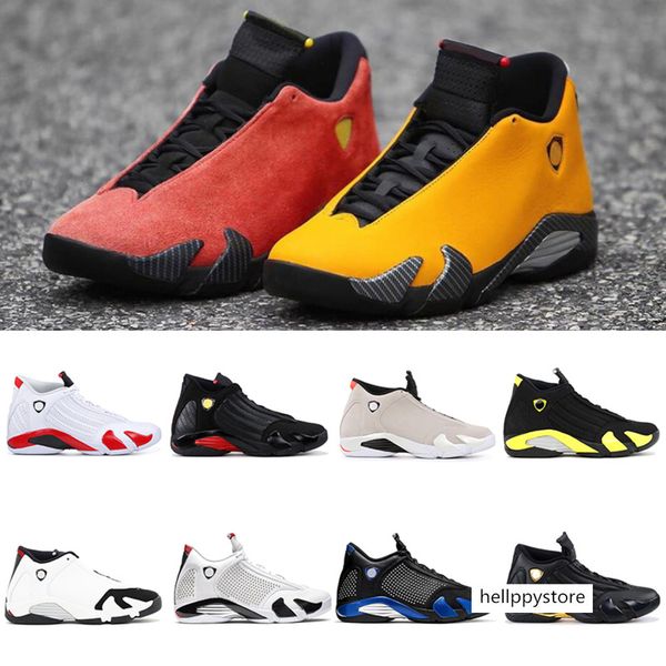 

reverse ferr yellow candy cane red blue suede black toe basketball shoes men 14s desert sand indiglo oxidized sneakers 40-47