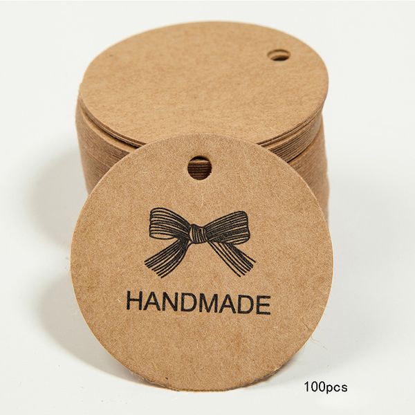 

100pcs decorative package tag labels party supplies diy wishing bottle card