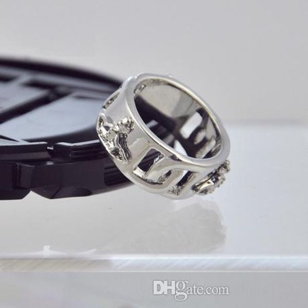 

классическая серебряная британский vw вест королевы гальванического широкий двойственную объемный сатурн кольцо популярность, Silver