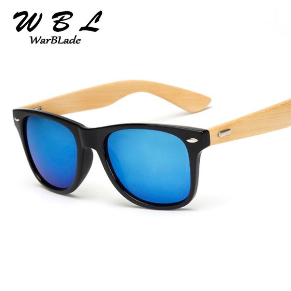 

warblade retro wood sunglasses men bamboo sunglass women brand design sport goggles gold mirror male sun glasses shades 2020, White;black