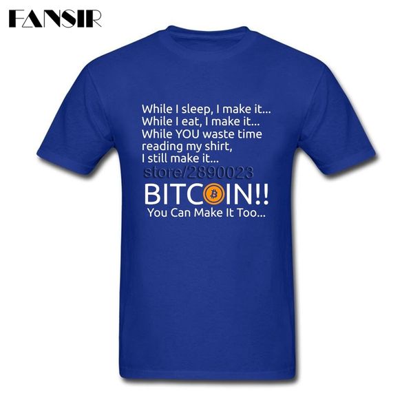 

d t-shirt men making bitcoin men t-shirt white short sleeve custom family tee
