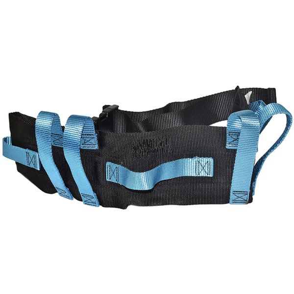 

fitness rehabilitation belt walking adjustable auxiliary braided exercise protection, Black;brown