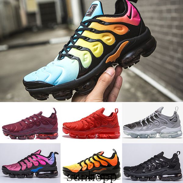 

tn plus running shoes for men women black speed red white anthracite ultra white black 2019 designer sneakers aybco