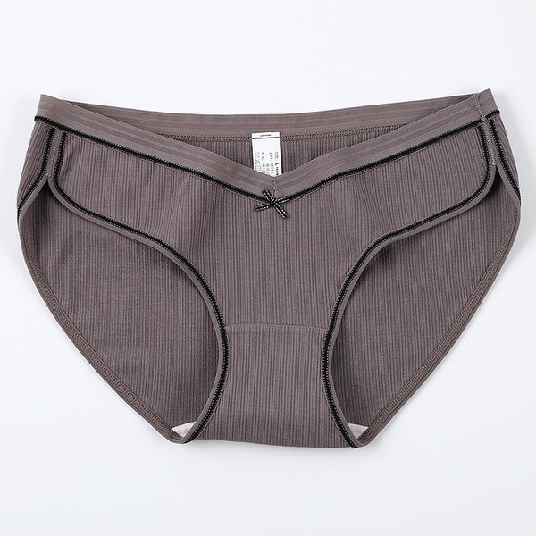 

women's panties underpants cross belly support pregnant women pure cotton mulberry silk low waist comfortable briefs during pregnancy, Black;pink