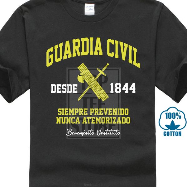 

100% cotton customer customization 3 patterns 3d print custom t shirt men guardia civil tshirt clothing summer t shirts men 3xl