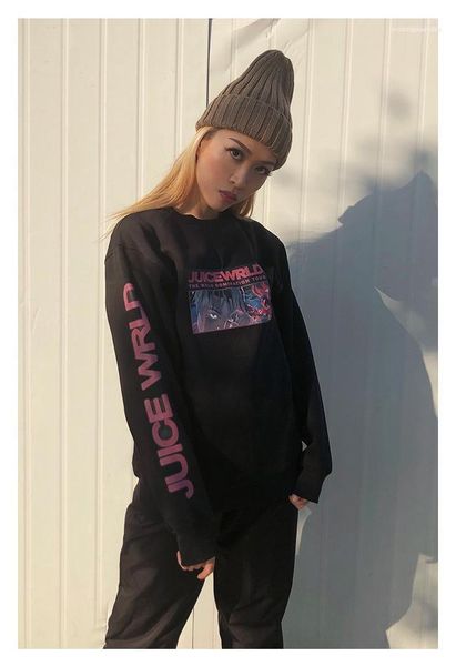 

сок wrld wrld domination tour hoodie весна осень мужчины женщины толстовки топы, Black