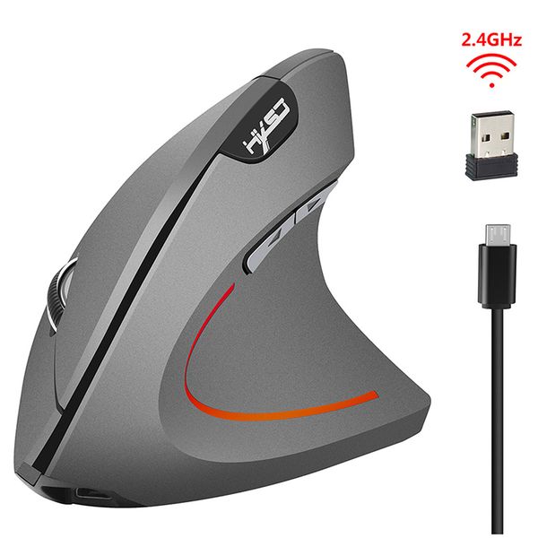 

mice vertical wireless mouse rechargable bluetooth ergonomic 2400 dpi 2.4ghz