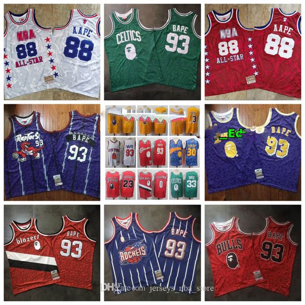 

Authentic Stitch 88 AAPE 1988 All-Star x Mitchell & Ness Jerseys 93 BAPE Snoop Dogg A BATHING APE Swingman Basketball Jersey