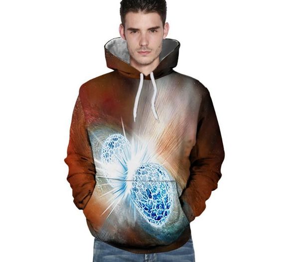 

halloween scary lover 3d print party hoodie men men's sweatshirt hoodie moletom casual long sleeve sweatshirt, Black