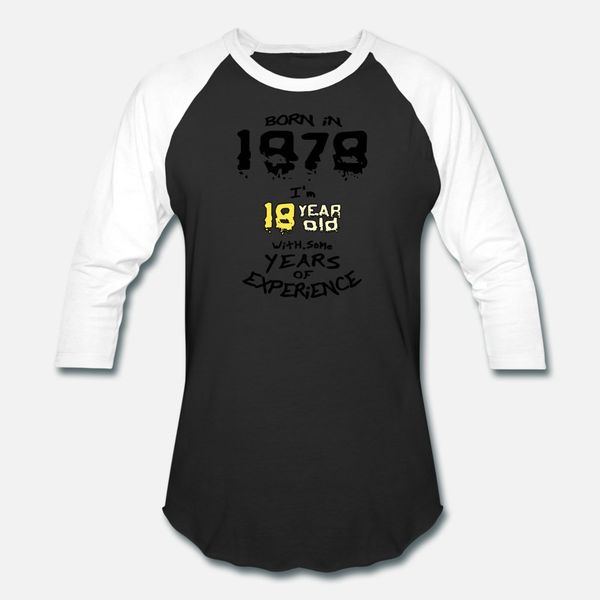 

born in 1978 t shirt men designs cotton o neck letters sunlight comfortable summer novelty shirt