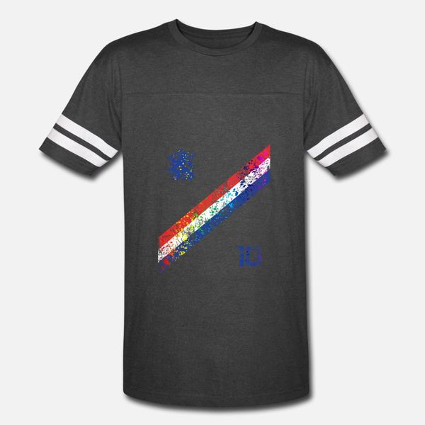 

netherlands jersey shirt paint splatter soccer t shirt men create short sleeve crew neck gents graphic building summer unique shirt