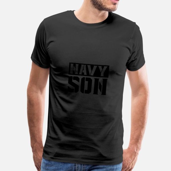 

navy son gift shirt t shirt men custom 100% cotton round neck natural crazy basic summer style standard shirt