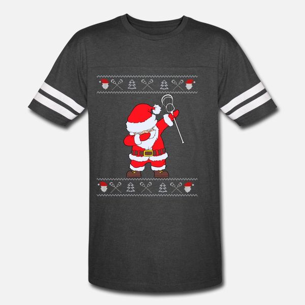 

dabbing santa lacrosse sweater t shirt men knitted short sleeve s-3xl leisure loose casual summer style unique shirt