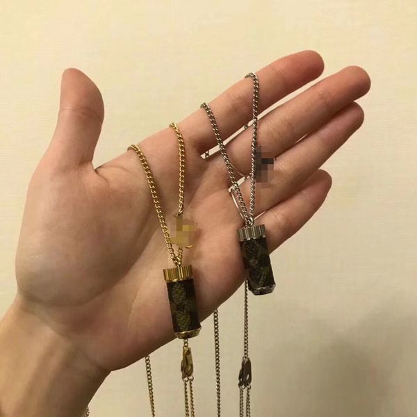 

perfume bottle necklace big preschooler bottle male and female collarbone chain star matching gift 2071702b, Silver