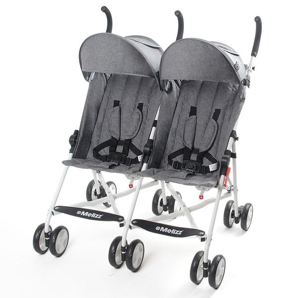 

twin baby stroller umbrellas breathable can sit reclining folding portable lightweight four seasons universal double trolley