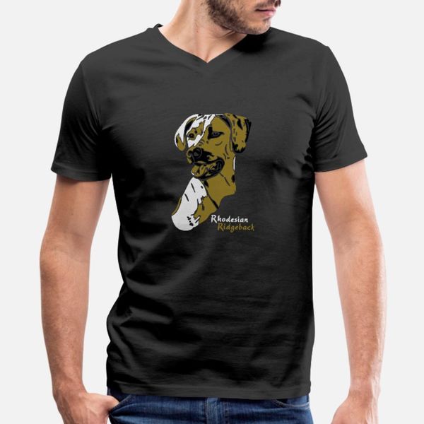 

rhodesian ridgeback head t shirt men designer short sleeve o neck natural interesting casual spring kawaii shirt
