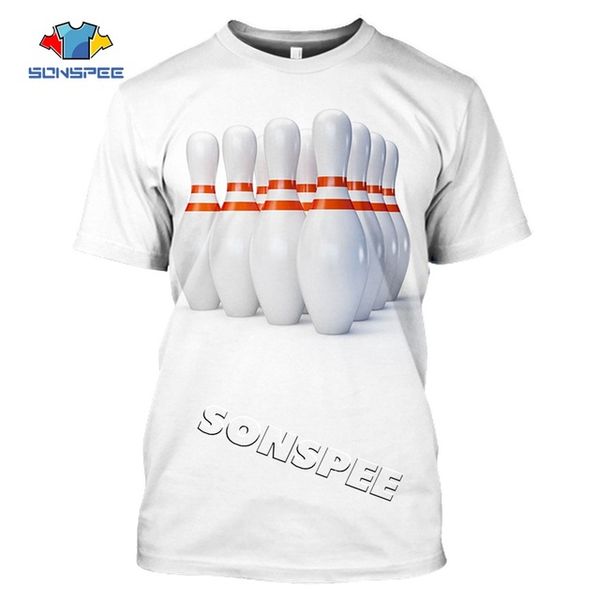 

summer men bowling sportswear homme clothing 3d print shirts graphic harajuku horror men clothing