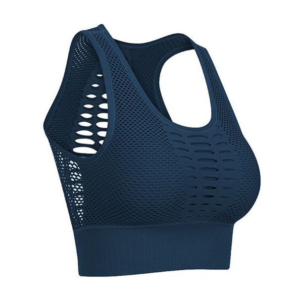 

mesh brathable sports women sport bra ladies crop gym yoga workout run fitness shaper vest running yoga bra, White;black