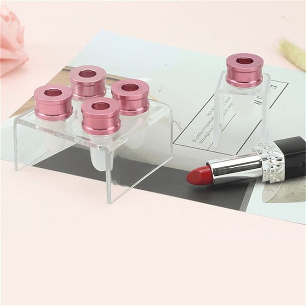 

eyebrow tools & stencils 2021 1set silicone lipstick mold aluminum ring mould holder diy crafts tool kit stand lip tube