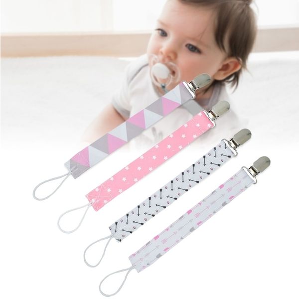 

4pcs baby dummy clip nipple kids pacifier clips soother holder