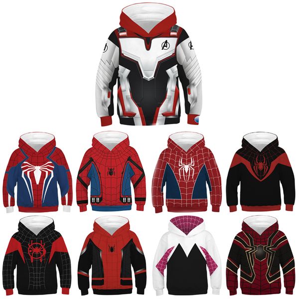 

the 4 boys jacket cosplay quantum warfare kids jacket hooded leisure loose boy sweater 5-14 children clothing, Blue;gray