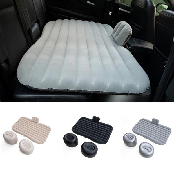 

split flocking car inflatable bed car travel floating bed universal back seat cushion outdoor camping sofa