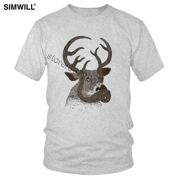 

fashion moustaches make a difference t-shirt men printed 100% cotton t shirts round neck short sleeve deer tee casual