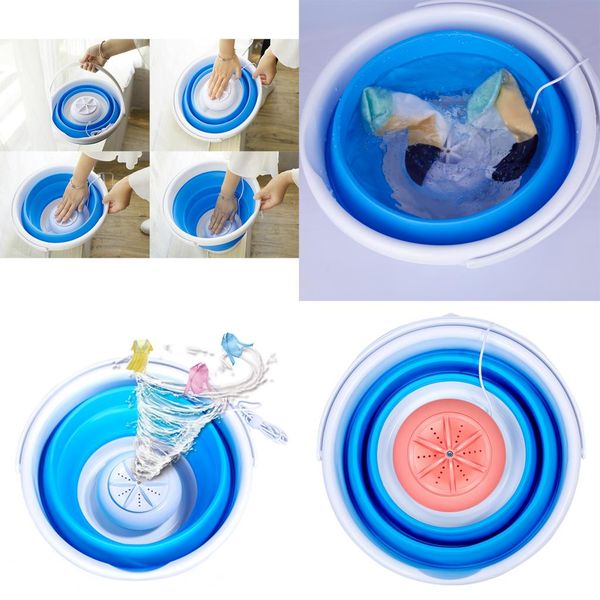 

mini laundry machine washing machine with foldable tub portable for rv business trip