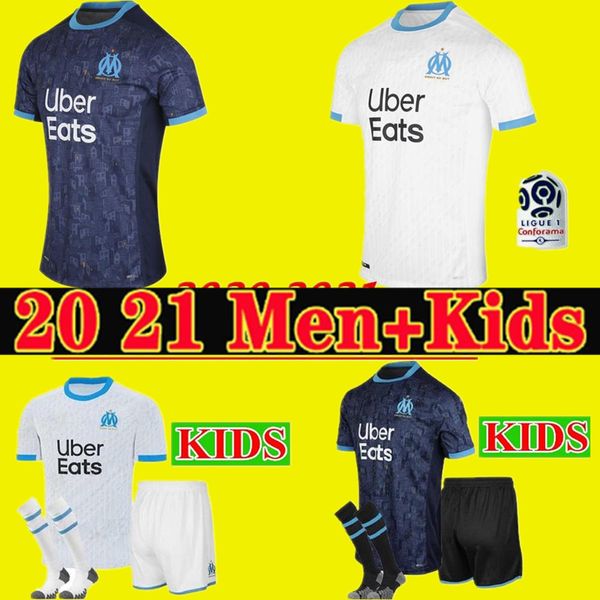 

2019 2020 olympique de marseille soccer jersey 19 20 om balotelli 120th thauvin .gustavo payet football shirt kits+socks, Black;yellow