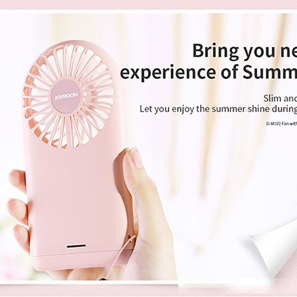 

joyroom power bank with fan d-m192 5000mah battery charger powerbank phone battery charger for iphone samsung lg