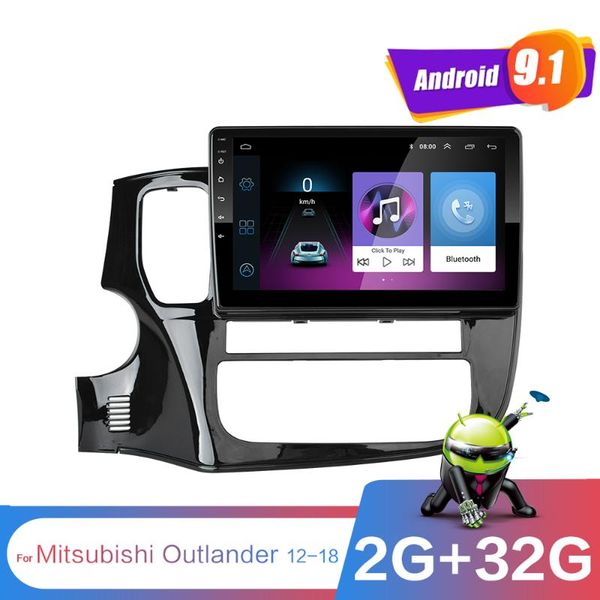 

10.1" 2din android 9.1 car radio multimedia video player for mitsubishi outlander 3 2012-2020 car gps navigation wifi bt