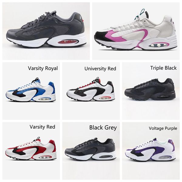 

max triax 96 hococal men's women's voltage purple university red varsity royal comfortable retro running shoes outdoor shoes sneak