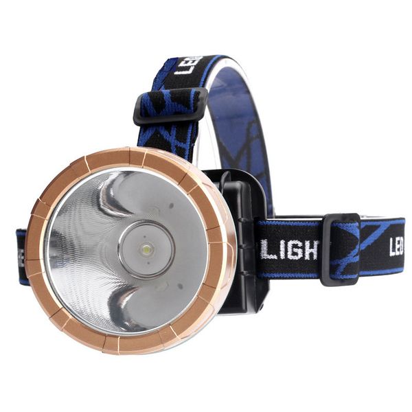 

electric torch headlamp led large fixed focus headlight glare lighting sminer's lamp night fishing with charger
