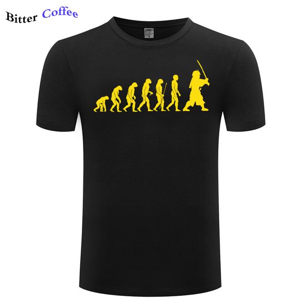 

hip-hop summer new clothing evolution t-shirt samurai bushi japanese warrior warrior aristocratic peace era casual tee shirt