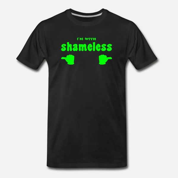 

i'm with shameless 1c t shirt men anti-wrinkle cotton round neck costume anti-wrinkle breathable summer formal