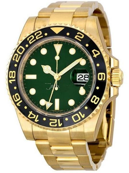 

Luxury High Quality mens Wristwatch Basel red blue sapphire galss gold Stainless Steel Watch 126600 Automatic movement GMT II Mens Watch