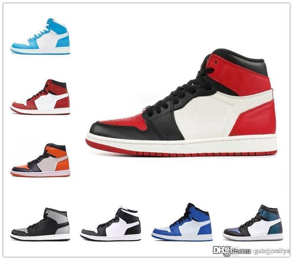 

2020 air nakeskin jordan 1s men retro basketball shoes chicago pink green turbo green twist fearless obsidian bred toe sneakers
