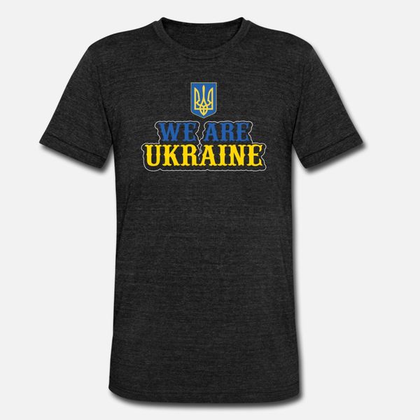 

we are ukraine t shirt men printed short sleeve o-neck trend sunlight casual summer style cool shirt, White;black