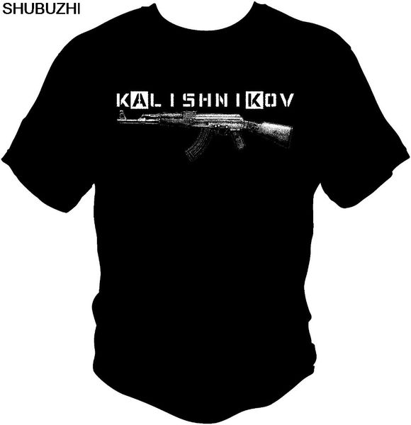 

cotton summer men new kalishnikov ak47 soviet ussr russian ak74 akm 7.62 x 39 100% cotton family t shirts