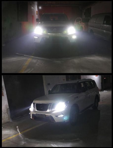 

headlight лампы для y62 led фара kit turbo fan 12v 6500k y62