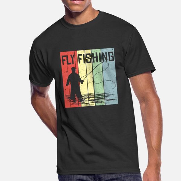 

fly fishing t shirt men create 100% cotton round neck novelty anti-wrinkle breathable summer trend shirt