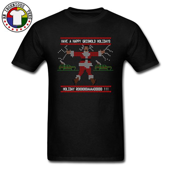 

happy griswold holiday christmas tshirts anti-tour car styling black t shirts 2019 cool t shirt gift cotton tee shirts