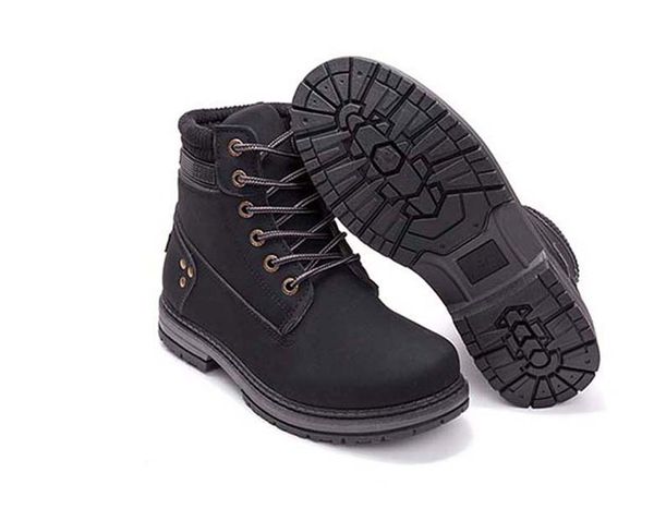 

fashion leather star women shoes woman leather short autumn winter ankle fashion brand women boots 05 p43, Black