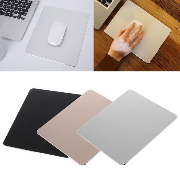 

aluminum alloy pad with non-slip rubber bottom mouse pad anti slip mousepad
