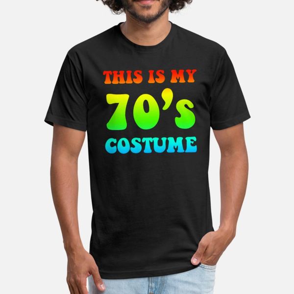 

70s costume t shirt men printing tee shirt euro size s-3xl letters graphic fashion summer style pattern shirt