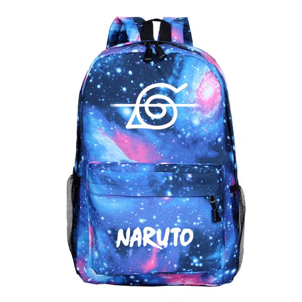 

naruto backpacks teenager school back pack bags unicorno backpack cartoon starry sky mochila travel bags