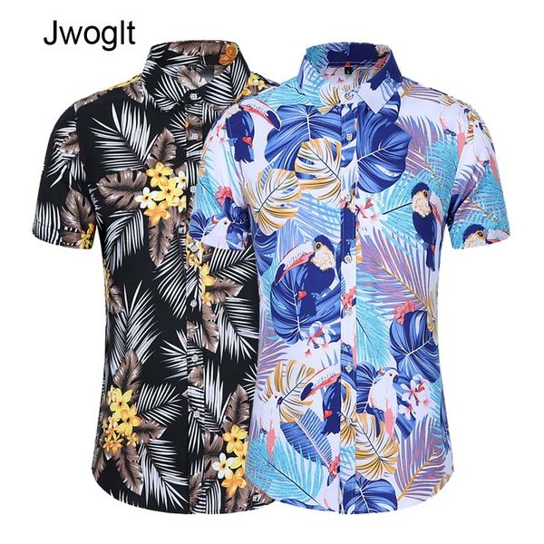 

men's casual shirts 17 styles fashion summer mens short sleeve hawaiian floral shirt regular fit vacation beach clothing 5xl 6xl 7xl, White;black