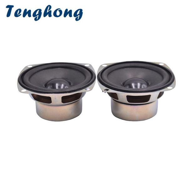 

tenghong 2pcs 3inch full frequency speakers 4ohm 5w audio speaker horn for satellite speaker unit diy loudspeaker home theater