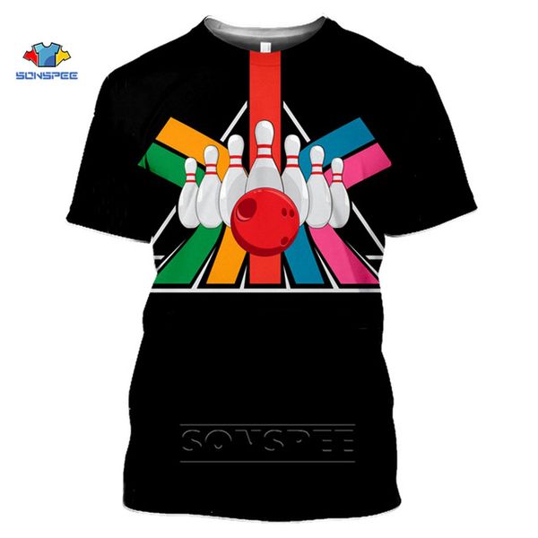 

popular sports bowling 3d style 3d print shirts harajuku graphic plus size men clothing